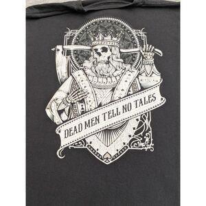Zero Foxtrot Pirate Skull Graphic T Shirt Tactical Gothic Black XL